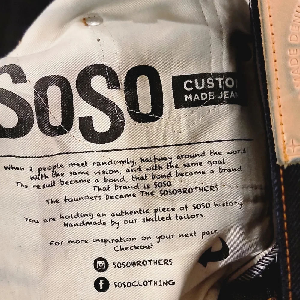 SoSo Selvedge Heavyweight Raw Denim (22oz) - Picture 8 of 15